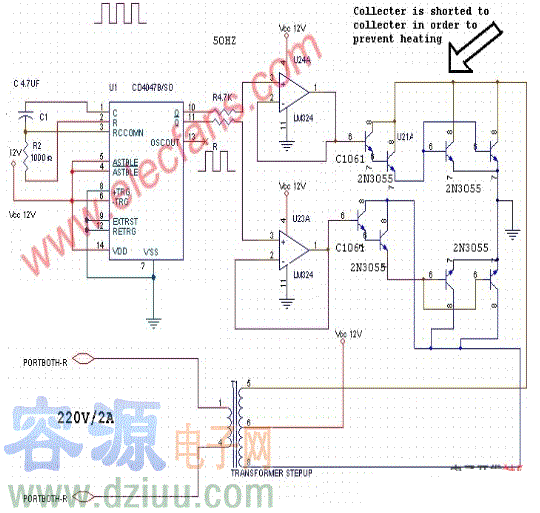 升壓器12v升220v電路圖(七款電路原理圖詳解)