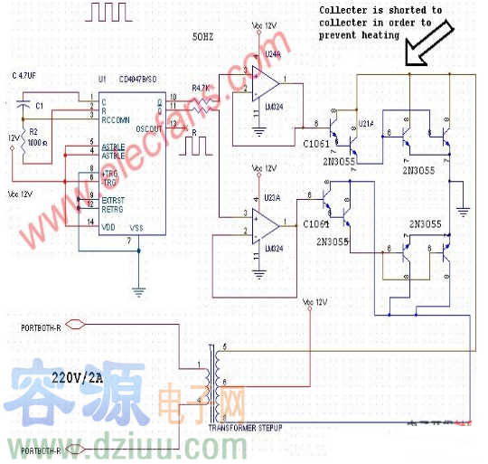 升壓器12v升220v電路圖(七款電路原理圖詳解)