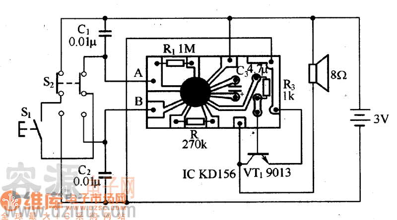音樂集成電路應用電路