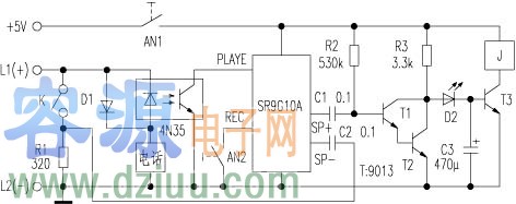 簡單電話應答器電路