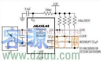 MAX6646,MAX6647,MAX6649應(yīng)用電路