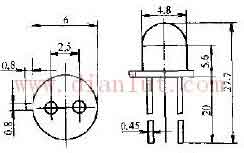 2CYU型光控晶閘管外型尺寸電路