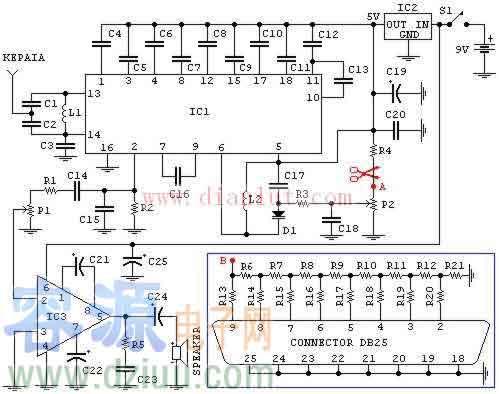 能與PC連用的調(diào)頻廣播電路