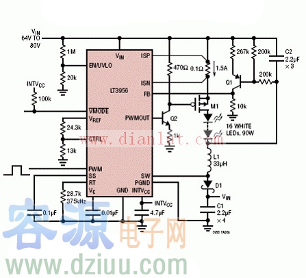 ����LT3956���(q��)��(d��ng)�·