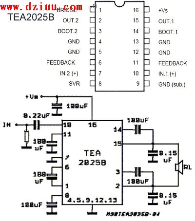 TEA2025B<a href=http://www.6600560.cn/gongfangdianlu/ target=_blank class=infotextkey>�����·</a>�D