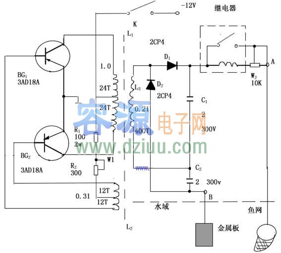 制作小型電子捕魚器